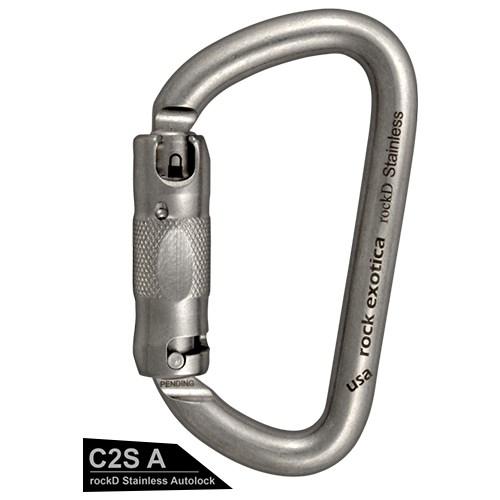 rockD Stainless Auto-Lock 自動鎖鋼勾環