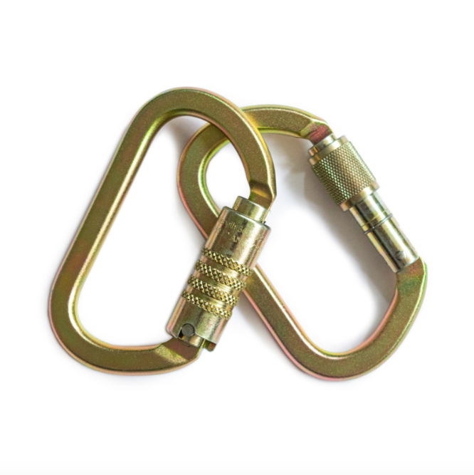 At Height uk 鋼製手動螺旋鎖鉤環 Steel offset oval screwgate 36kN