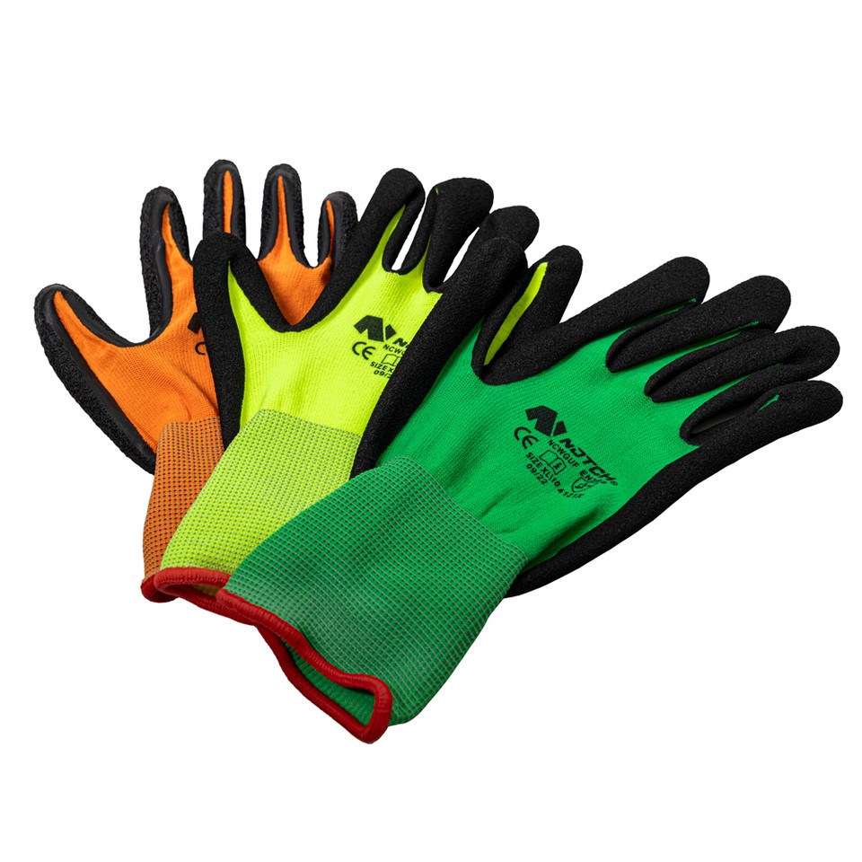 Notch  工作手套 Canopy Work Gloves（High Viz黃色、Ultra Flex綠色、Ultra Grip橘色）