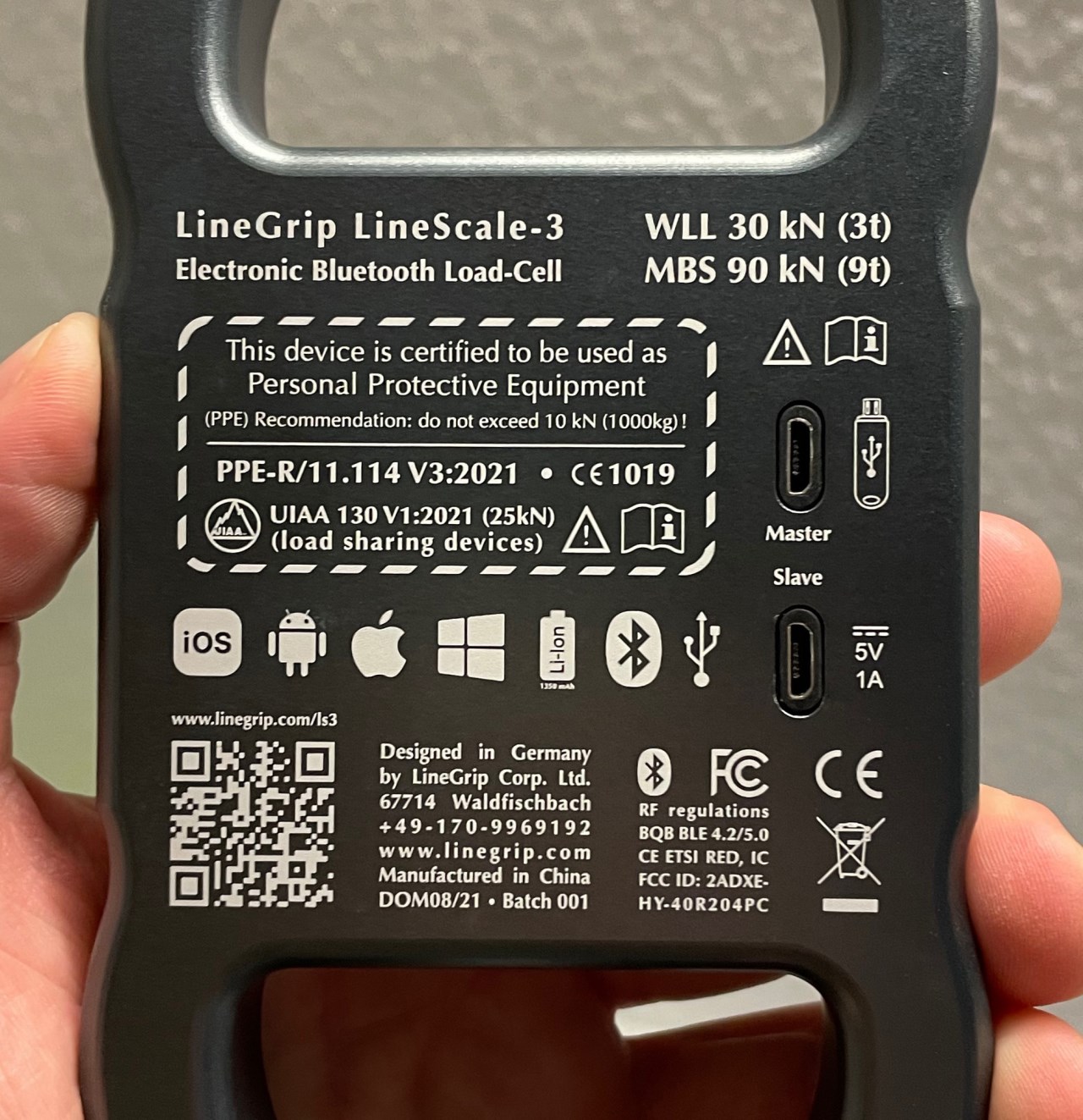 【特價品】LineGrip LineScale3 Load Cell 拉力計
