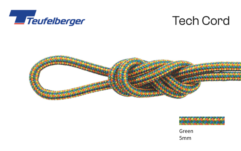 Teufelberger / New England Ropes Tech Cord 高強度輔助繩 20kN 200ft / 60m