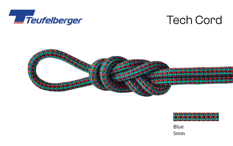 Teufelberger / New England Ropes Tech Cord 高強度輔助繩 20kN 200ft / 60m