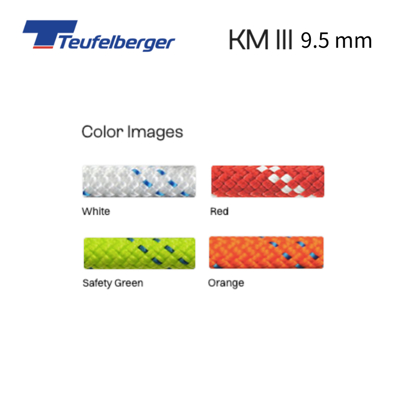 Teufelberger / New England Ropes 靜力繩 KMIII 3/8"(9.5mm) 660ft /200m