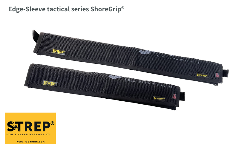 STREP System 繩索保護套 Edge-Sleeve Tactical Series 戰術黑版本 ShoreGrip®