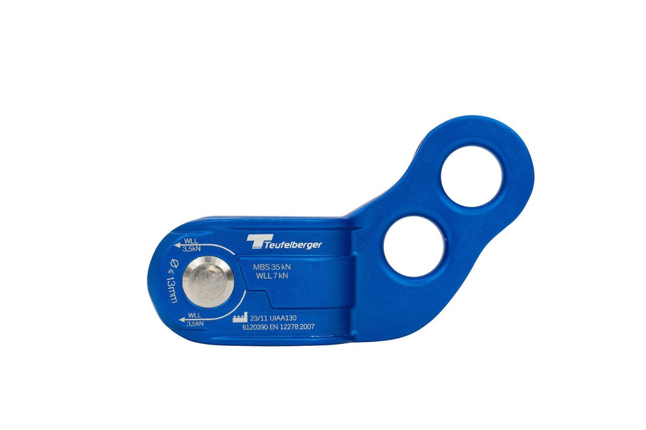 【特價品】Teufelberger 斜角雙孔多功能滑輪 glideHITCH pulley (型號：6120390)