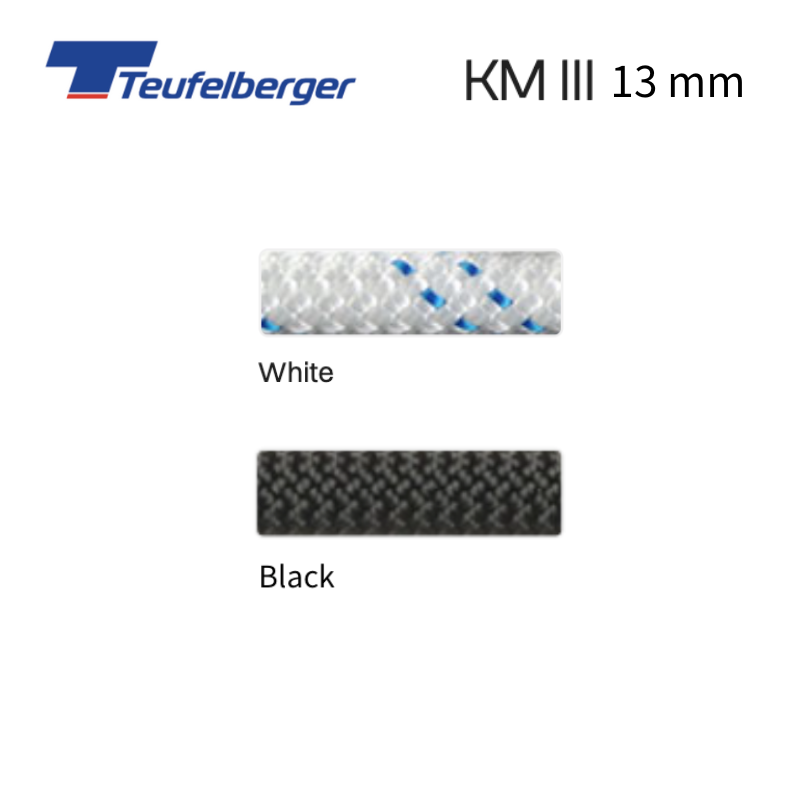 Teufelberger / New England Ropes 靜力繩 KMIII 1/2"(13mm) 660ft /200m