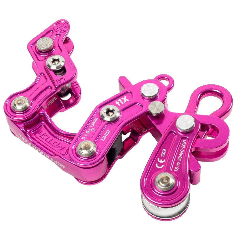 Notch 攀樹上升下降器 Rope Runner Pro 限量版 Fuchsia 亮紫紅色 LIMITED EDITION