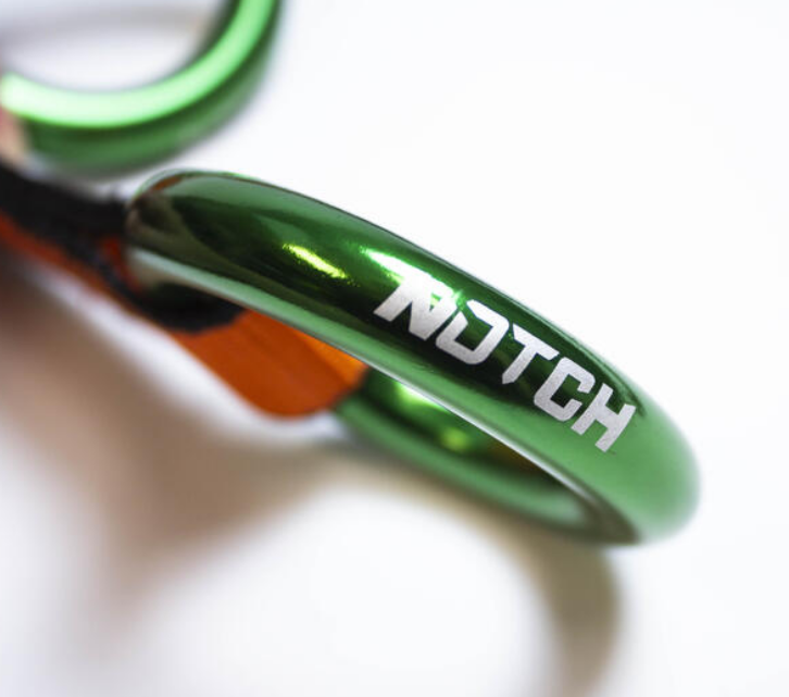 Notch 樹木假杈 Alu. Friction Savers 扁帶式鋁合金大小環 符合ANSI認證