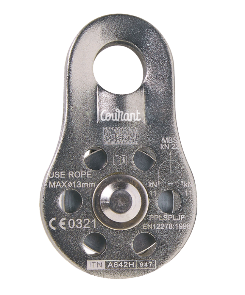  Courant 滑輪(固定側板) Orbit 22 small fixed pulley - EN12278