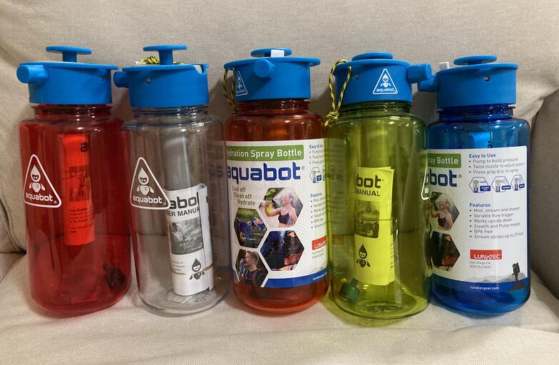 美國Lunatec Aquabot 噴射水壺 650ml / 750ml / 1000ml 戶外活動、旅行、海灘、露營的絕佳小物