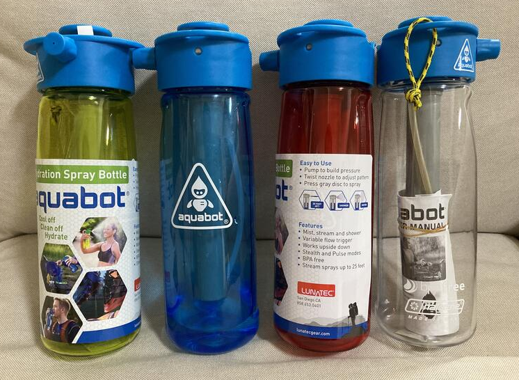 美國Lunatec Aquabot 噴射水壺 650ml / 750ml / 1000ml 戶外活動、旅行、海灘、露營的絕佳小物