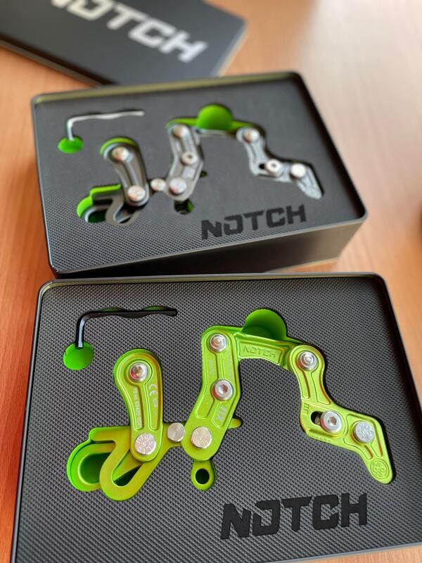 Notch 攀樹上升下降器 Rope Runner Pro 限量版 亮綠色 LIMITED EDITION