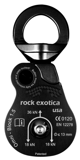 萬向轉軸單滑輪  Omni-Block 1.5" Single Pulley (編號:P51/P51-B)