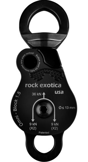 萬向轉軸雙滑輪 Omni-Block 1.5" Double Pulley (編號:P51 D/P51 D-B)