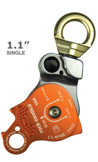 萬向轉軸單滑輪Omni-Block 1.1" Single Pulley (編號:P54/P54-B)