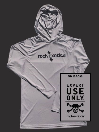【特價品】rock Hooded Sun Tee (Grey) 防曬連帽排汗衫 灰色