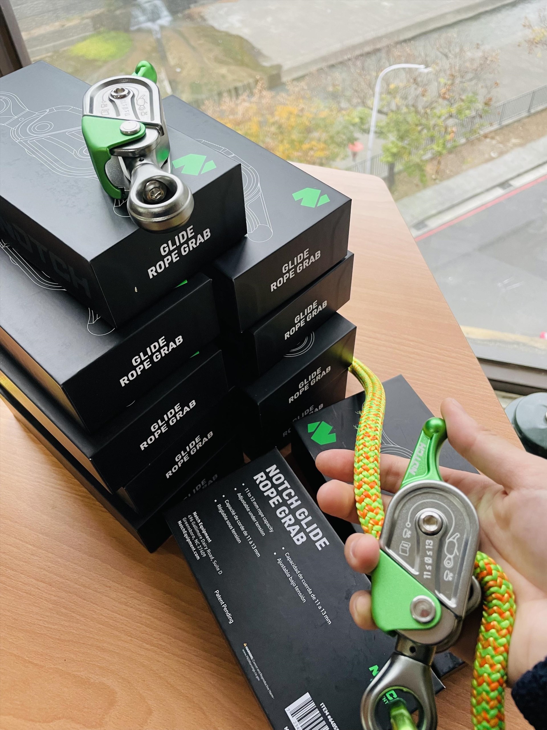 Notch GLIDE ROPE GRAB 工作定位挽索調整器