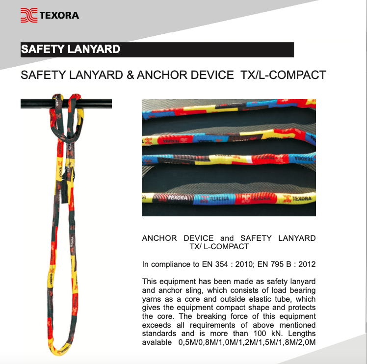 TEXORA 100kN 扁帶環 TX/L COMPACT SLING 