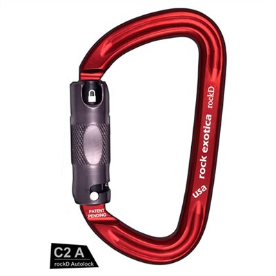 rockD Auto-Lock D型三段下拉鎖勾環