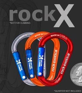 Rock Exotica rockX Accessory Carabiner 5kN 小鉤環 無鎖 / 手動鎖