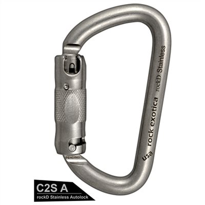 rockD Stainless Auto-Lock 自動鎖鋼勾環