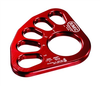 SMC 五孔分力盤 NFPA Large Rigging Plate, Red