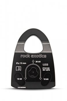Rock Exotica Machined Rescue Pulley (Single/Black) 救援單滑輪 1.5吋