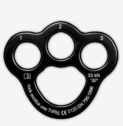Rock Exotica TriRig (Black) 三孔分力盤(型號：RP1-B)