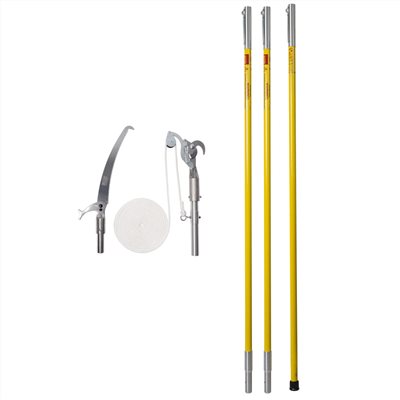 Notch Pruner & Saw Quick Change Set – Three Pole Set 高枝鋸剪(三節) (型號：54107)
