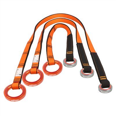 Notch 樹木假杈 Friction Savers with Alu. WEAR SAFE Rings 扁帶式鋁合金大小環 (型號：NAFS-W)