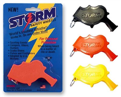 【特價品】Storm Whistles® 大風暴哨 世界最大聲的哨子/可在水下吹出聲音