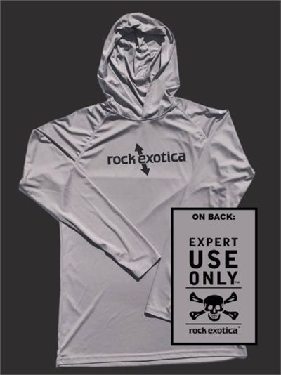 【特價品】rock Hooded Sun Tee (Grey) 防曬連帽排汗衫 灰色